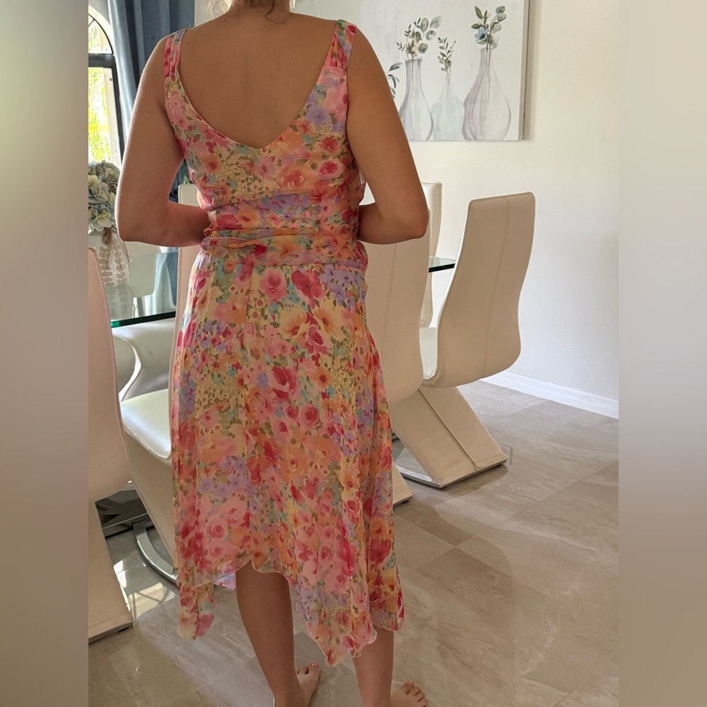 Vintage flower summer dress